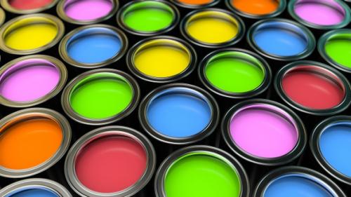 Videohive - Colorful Paint Containers - 38289362 - 38289362