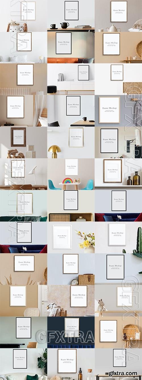 56 Frame Interior Mockup Collection