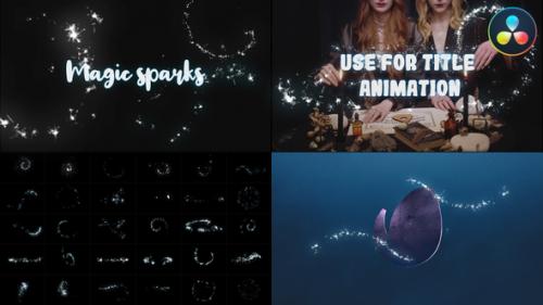 Videohive - Magic Sparks Pack for DaVinci Resolve - 38303736 - 38303736