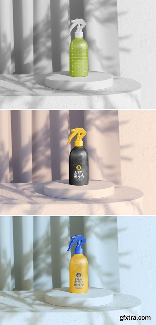 Spray Bottle Scene Mockup 9AH8TY4