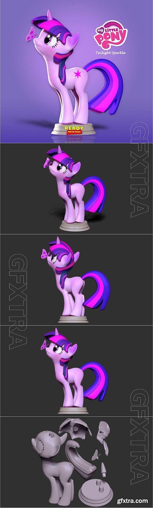 Twilight Sparkle 3D Print Model 