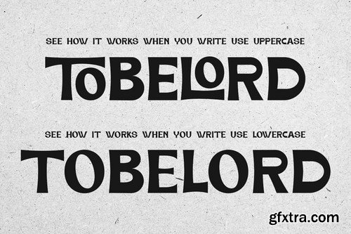 TOBELORD Font