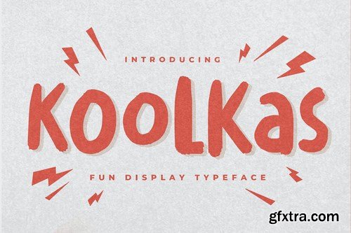 Koolkas - Fun Display Typeface