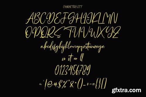 Huffington Signature Script Font