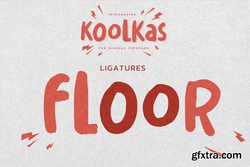 Koolkas - Fun Display Typeface