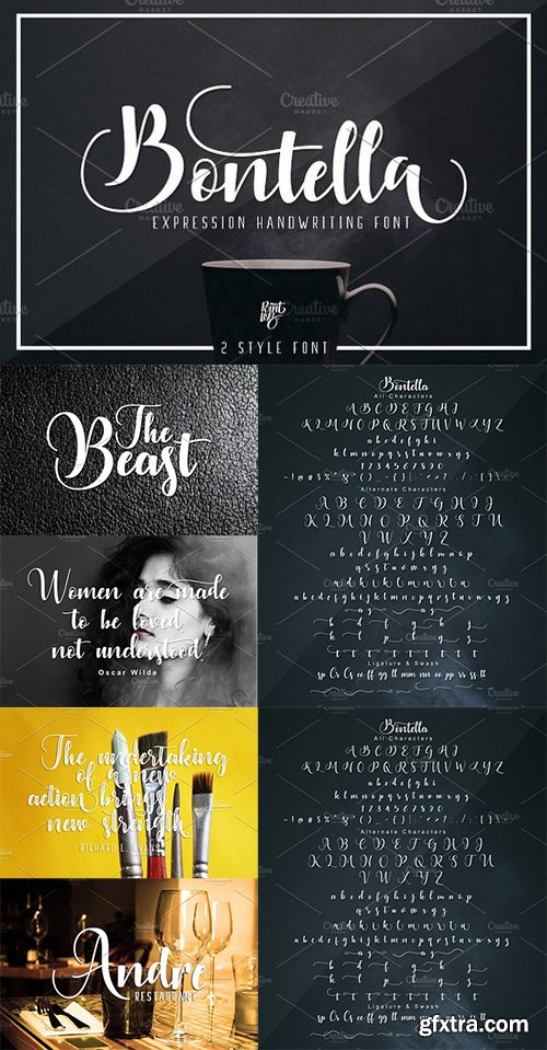 Bontella 2 Style Font