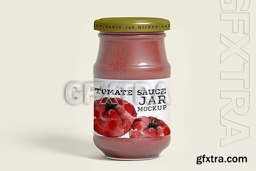 Tomato Sauce Jar Mockup 9LPW5JN