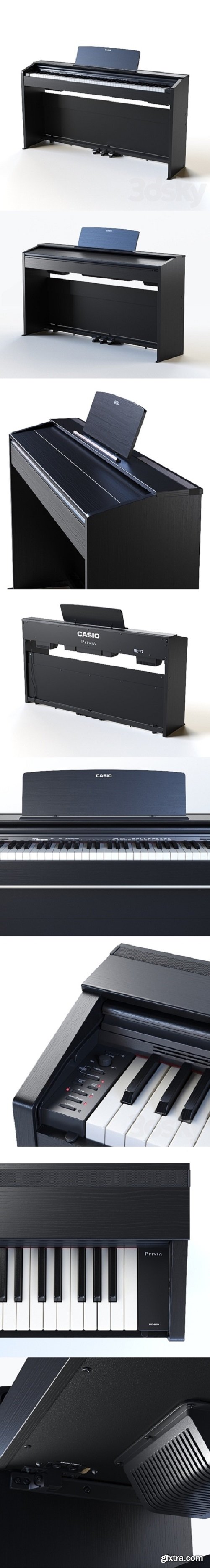 Digital piano CASIO PX-870 BK Privia