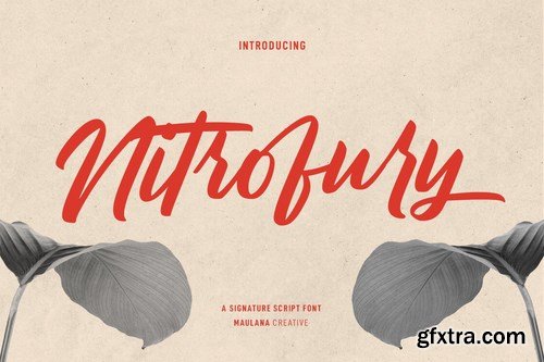 Nitrofury Script Font