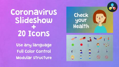 Videohive - Coronavirus Slideshow | DaVinci Resolve - 38317081 - 38317081