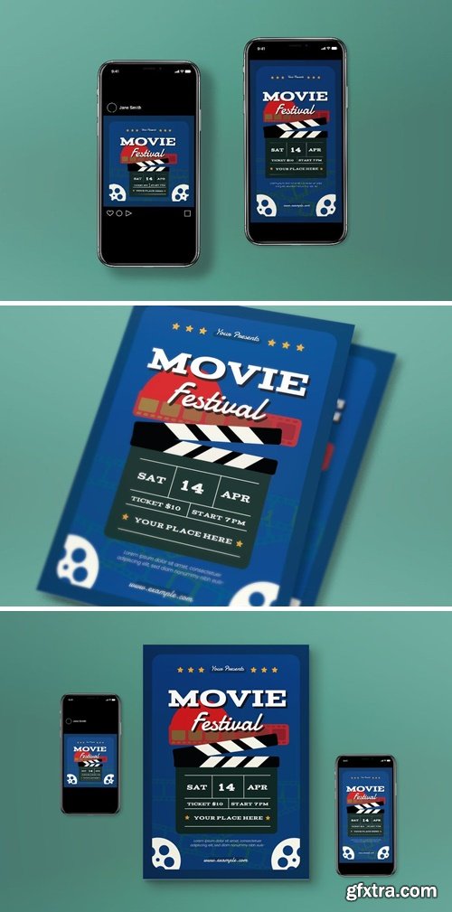 Movie Festival Flyer Set TCAXCSN