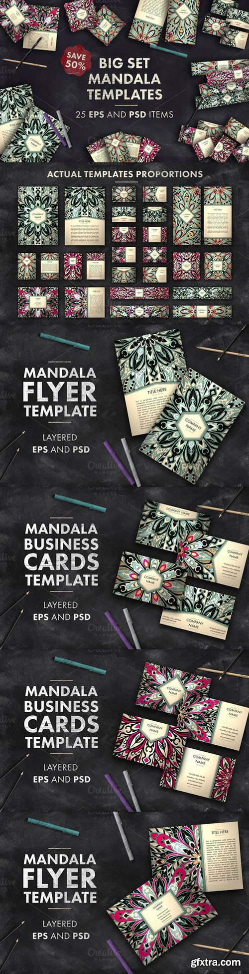 Big set mandala templates 02