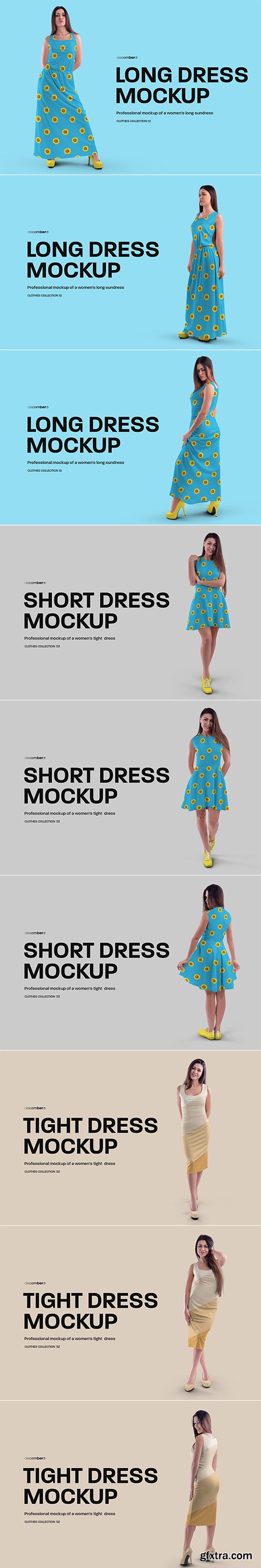 Women\'s Dress Mockup Bundle