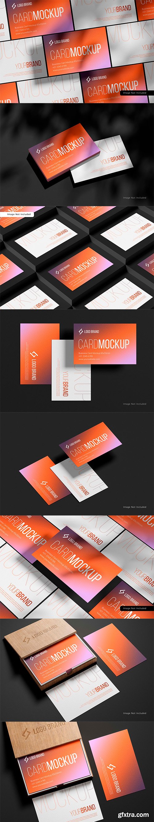 Elegant business card mockup