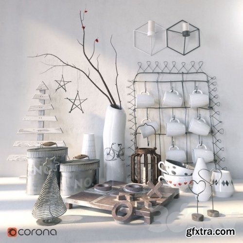 Set Scandinavian decor 01