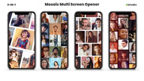 Videohive - Mosaic Multi Screen Opener Vertical - 38366944 - 38366944