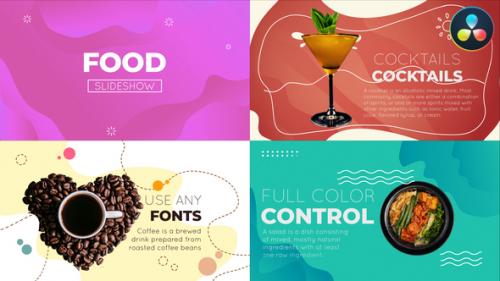 Videohive - Food Slideshow | DaVinci Resolve - 38368829 - 38368829