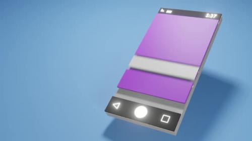 Videohive - A Shapefile Of A Smartphone With A Heart - 38337966 - 38337966