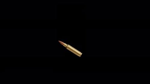 Videohive - A Single Bullet Falling From Top To Bottom - 38341687 - 38341687