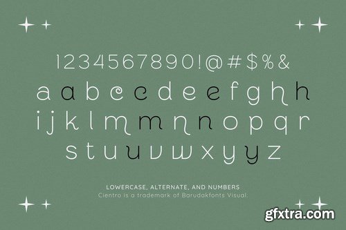 Cientro - Serif Thin Display Font