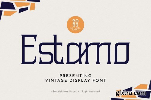 Estamo - Display Condensed Serif Font