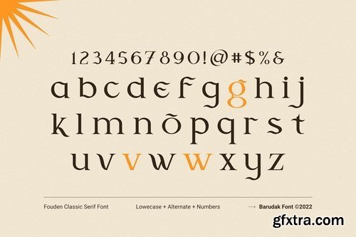 Fouden - Display Serif Font