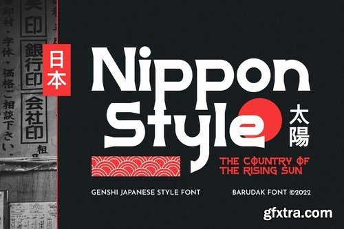 Genshi - Serif Japanese Display Font