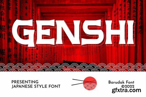 Genshi - Serif Japanese Display Font