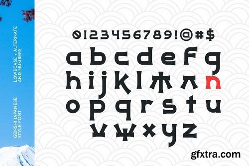 Genshi - Serif Japanese Display Font