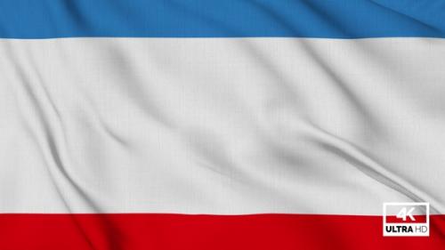 Videohive - Crimea Flag Waving Slowly Looped - 38346878 - 38346878