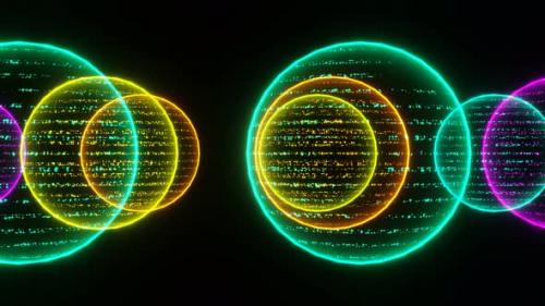 Videohive - Shimmering Neon Balls - 38347765 - 38347765