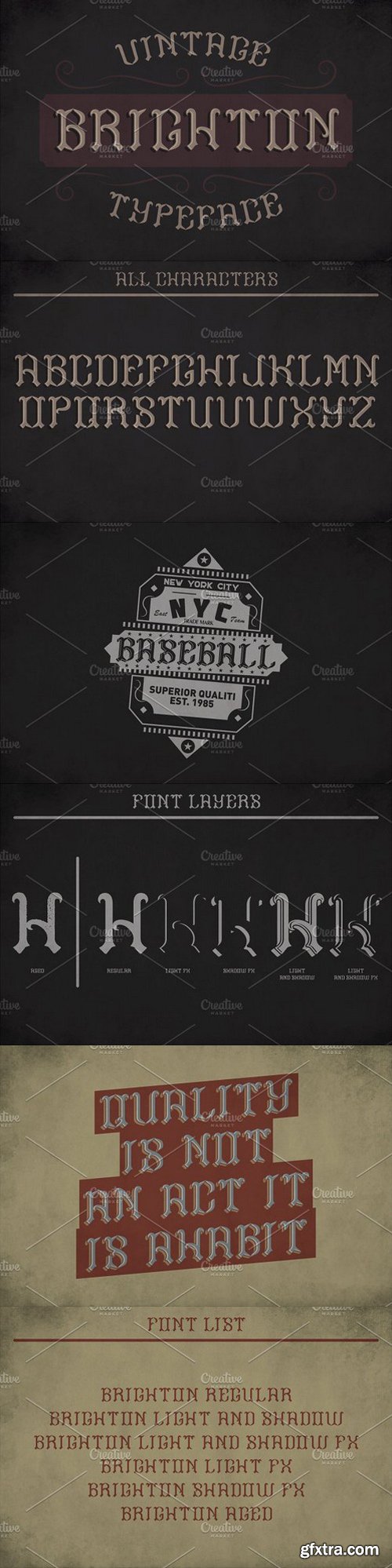 Brighton Label Typeface