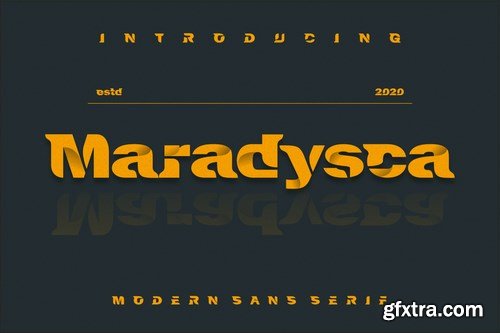 Maradysca font