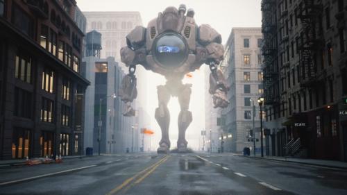 Videohive - A Giant Robot Invader - 38355954 - 38355954