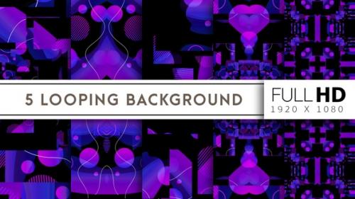 Videohive - Geometric Purple Pack - 38356789 - 38356789