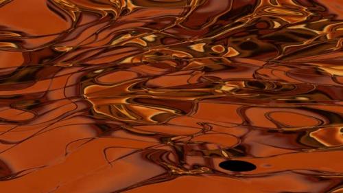 Videohive - Abstract Gold Color Marble Liquid Animation Background - 38359352 - 38359352