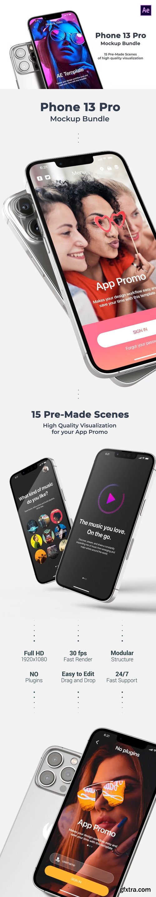 Videohive - Phone 13 Pro Mockup