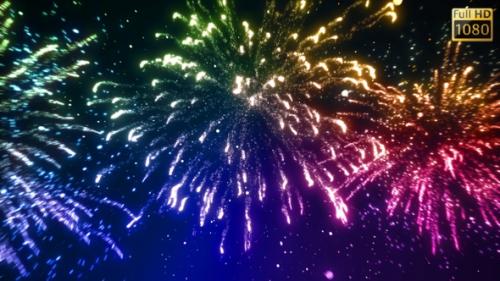 Videohive - Colorful Fireworks Celebrate - 38317087 - 38317087