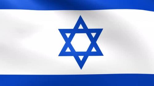 Videohive - Israel Flag Loop - 38317205 - 38317205