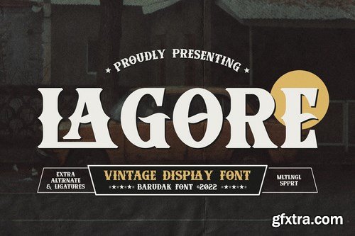 Lagore - Vintage Serif Display Font