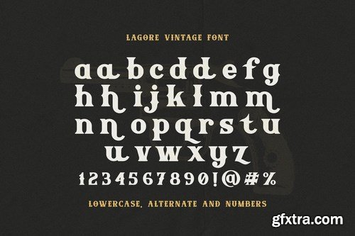 Lagore - Vintage Serif Display Font