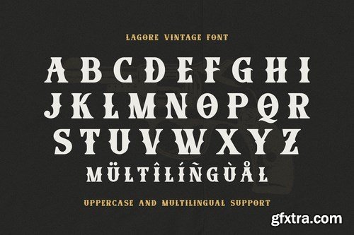 Lagore - Vintage Serif Display Font