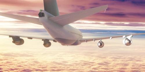 Videohive - Airplane Flying Above The Clouds - 38286329 - 38286329