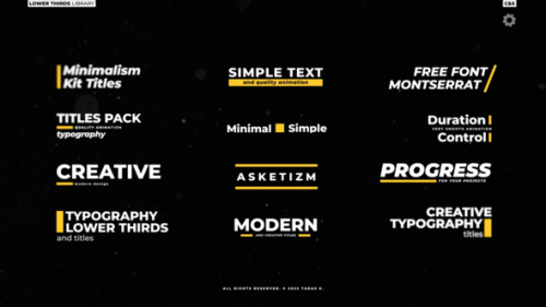 Videohive - Minimal Titles | DaVinci Resolve - 38363030 - 38363030