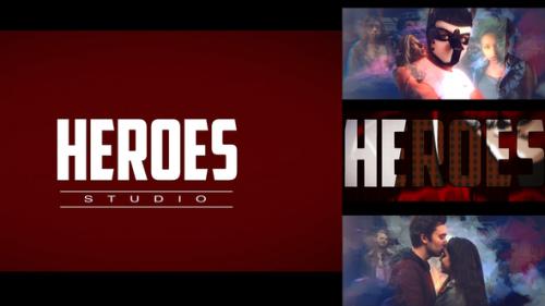 Videohive - Heroes Logo Intro - 38415652 - 38415652