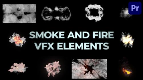 Videohive - Explosions Smoke And Fire VFX Elements for Premiere Pro - 38399022 - 38399022