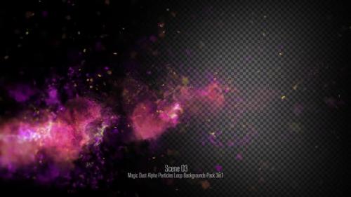 Videohive - Magic Dust Alpha Particles Loop Backgrounds Pack 3in1 Part02 - 38400800 - 38400800