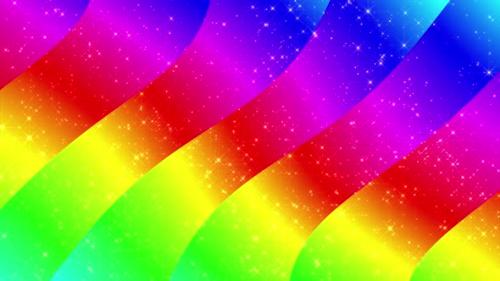 Videohive - 4k Curves Rainbow Lines - 38404339 - 38404339