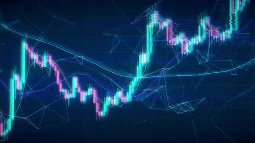 Videohive - 4k Stock Market Chart Beautiful 3d Animation Of Japanese Candlestick Graph - 38409435 - 38409435