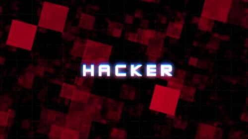 Videohive - Hacker Glitch Text Message Background - 38418589 - 38418589